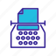 contour, creative, document, text, typewriter 