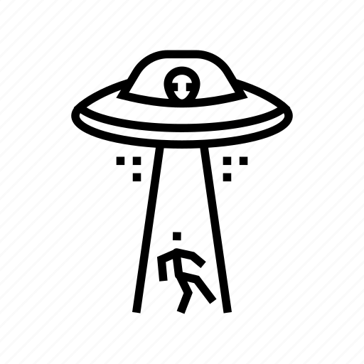 Alien, abduction, ufo, guest, visiting, spaceship, experimental icon - Download on Iconfinder