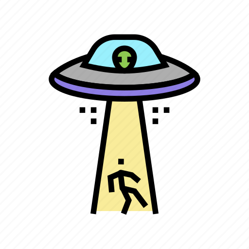 Alien, abduction, ufo, guest, visiting, spaceship icon - Download on Iconfinder