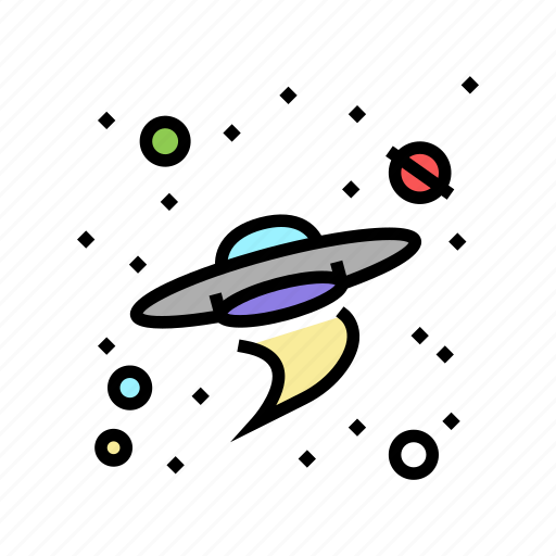 Flying, saucer, alien, galaxy, ufo, guest icon - Download on Iconfinder