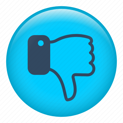 Dislike, finger, fingers, hand, interface, thumb down icon - Download on Iconfinder