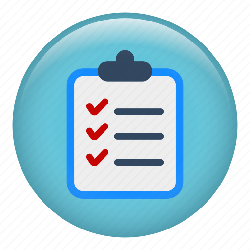 Checked list, checklist, completed, jobs, list, menu icon - Download on Iconfinder