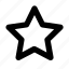star, outline 