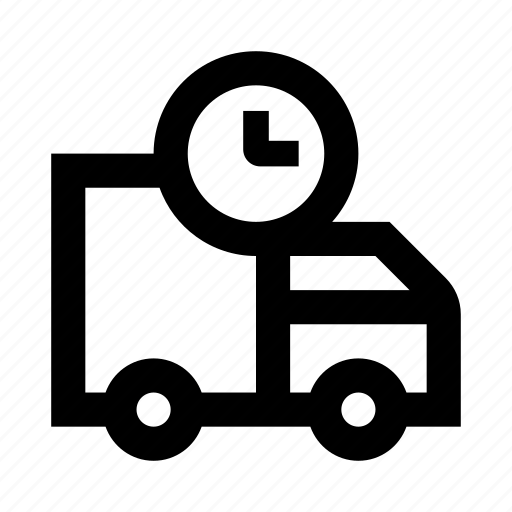 Car, delivery, schedule, shipping, time, transportation, van icon - Download on Iconfinder