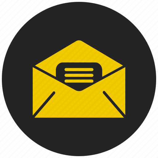 Email, greeting, letter, mail, message, open mail, resume icon - Download on Iconfinder