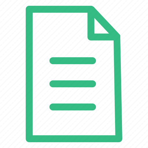 Document, document icon, file, line, paper, ui icon - Download on Iconfinder