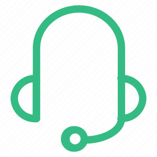 Headphone, headset, line, music, ui icon - Download on Iconfinder