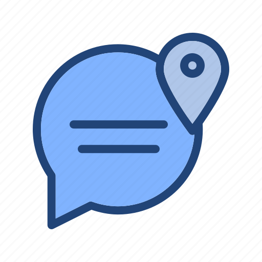 Chat, location, bubble icon - Download on Iconfinder
