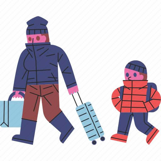 Ukraine, refugee, lost, son, walking, move icon - Download on Iconfinder
