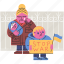 stop, war, ukraine, boy, sign 