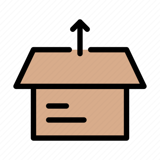 Box, carton, parcel, open, unboxing icon - Download on Iconfinder