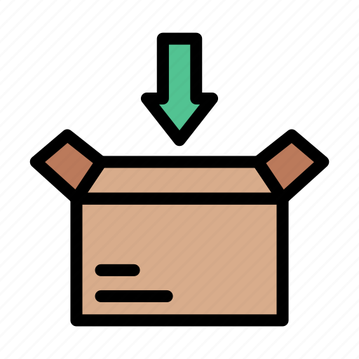 Box, package, close, down, arrow icon - Download on Iconfinder