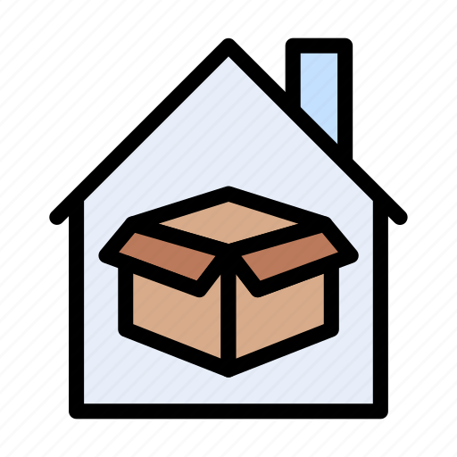 Package, delivery, parcel, warehouse, building icon - Download on Iconfinder