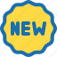 badge, emblem, new, product, review 