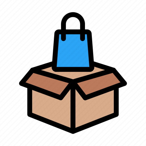 Box, carton, package, bag, shopping icon - Download on Iconfinder