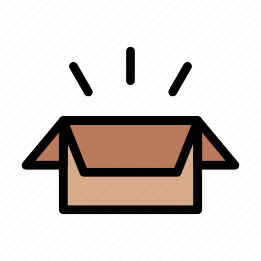 Box, carton, package, delivery, open icon - Download on Iconfinder