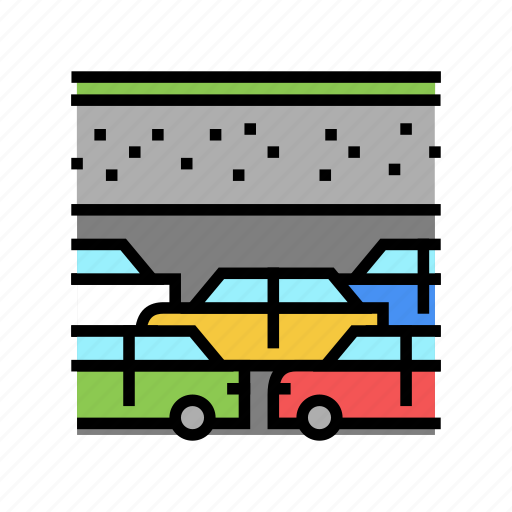 Car, transport, parking, equipment, multilevel icon - Download on Iconfinder