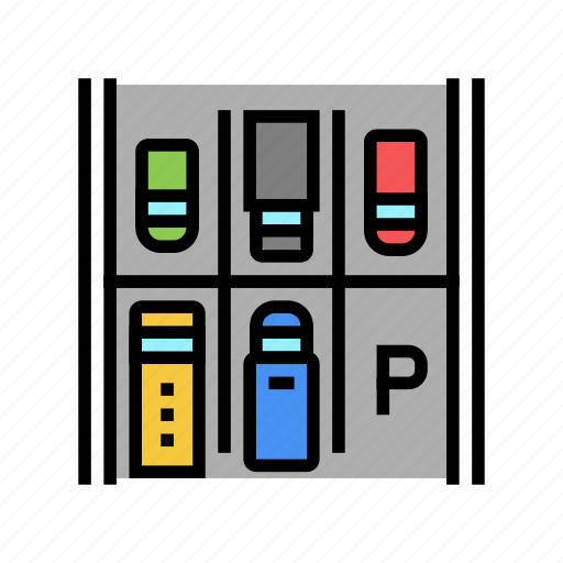 Free, place, parking, equipment, multilevel icon - Download on Iconfinder