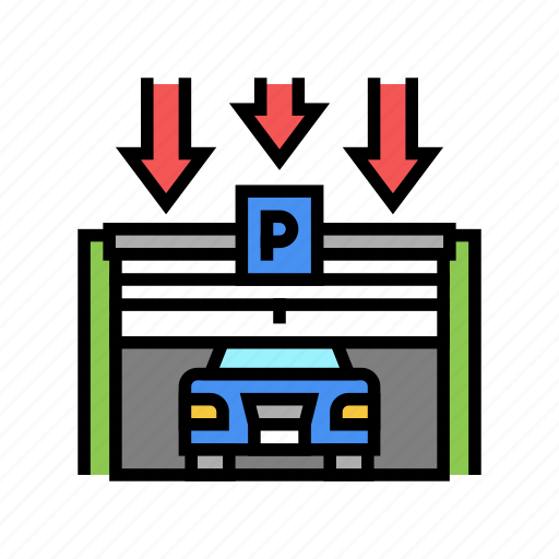 Gate, closing, parking, equipment, multilevel icon - Download on Iconfinder