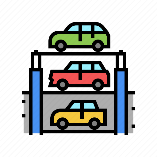 Lift, multilevel, equipment, parking, building icon - Download on Iconfinder