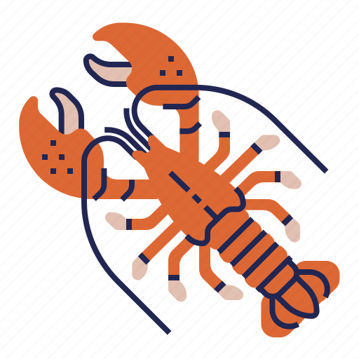 Fish, food, food icon, lobster, raw food, seafood, underwater icon - Download on Iconfinder