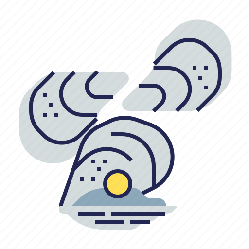 Fish, food, food icon, oyster, raw food, seafood, underwater icon - Download on Iconfinder