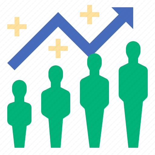 Citizen, demographic, increase, people, population, birth rate, population growth icon - Download on Iconfinder