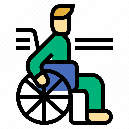 Disability, disabled, handicap, handicapped, person, wheelchair icon - Download on Iconfinder