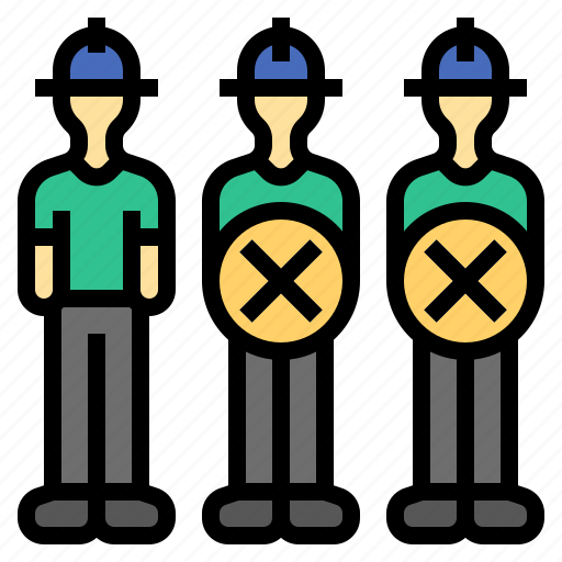 Dismissal, labour, layoff, resign, terminated, unemployment, labor cost reduction icon - Download on Iconfinder