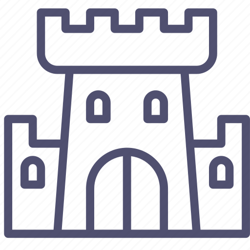 Bastion, building, castle, tower icon - Download on Iconfinder
