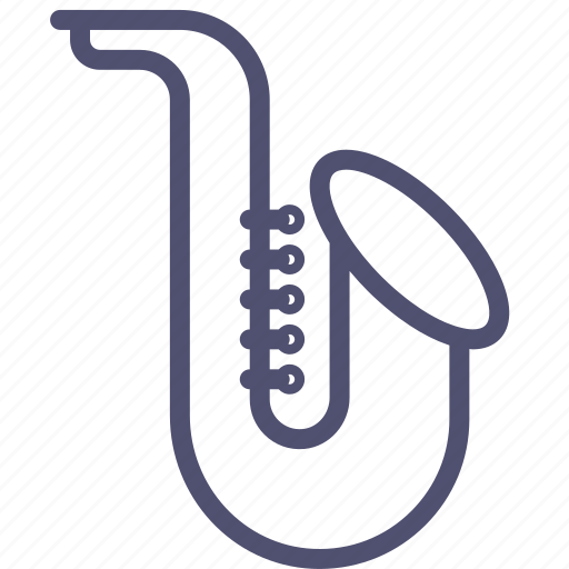 Instrument, jazz, music, sax, saxophone icon - Download on Iconfinder