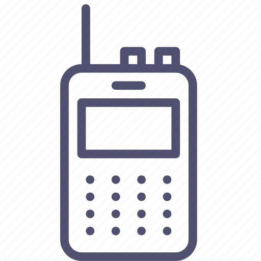 Communication, device, radio, set, talkie, walkie icon - Download on Iconfinder