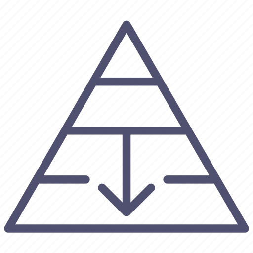 Career, descent, fall, management, pyramid icon - Download on Iconfinder
