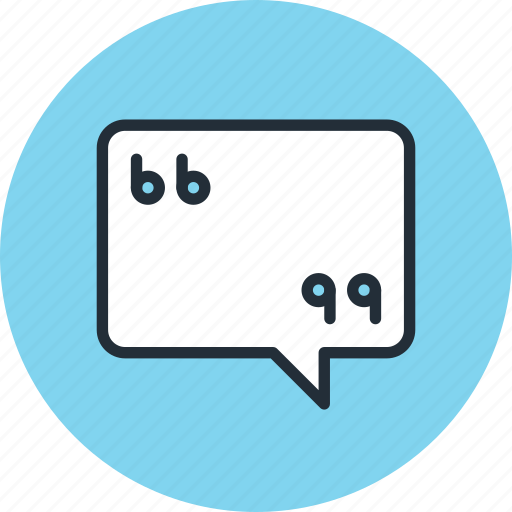 Bubble, chat, comment, message, quote icon - Download on Iconfinder