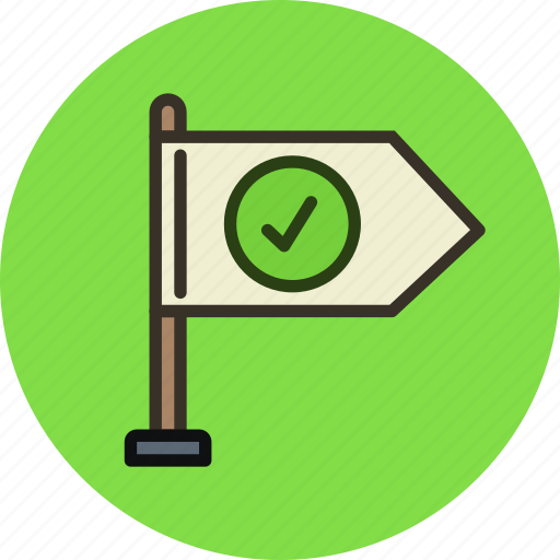 Check, done, finish, flag, final step, tick icon - Download on Iconfinder