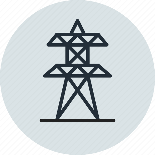 Electricity, generation, lines, power, station, tower icon - Download on Iconfinder