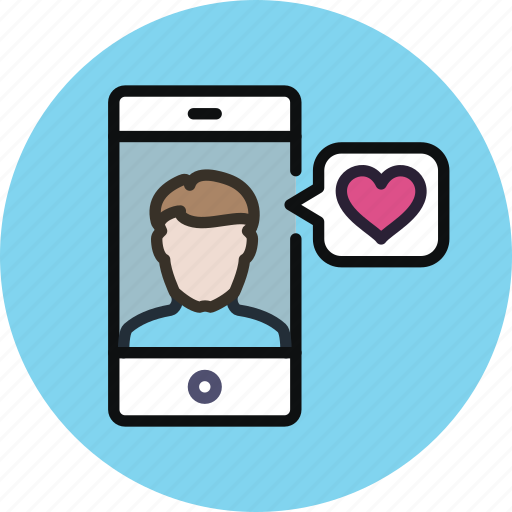 App, heart, like, love, man, match, phone icon - Download on Iconfinder