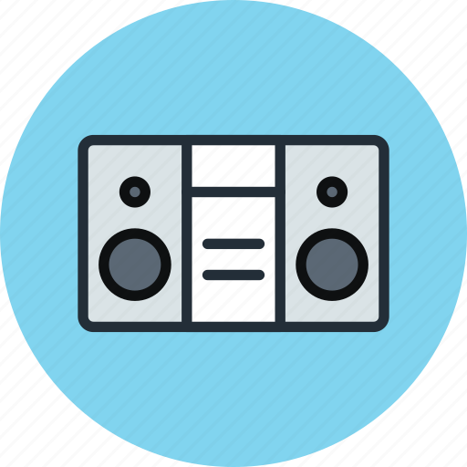 Audio, boombox, music, radio, sound, speaker icon - Download on Iconfinder