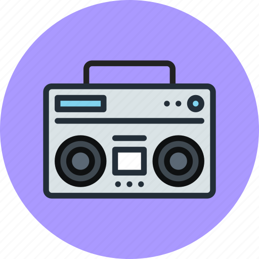 Audio, boombox, music, radio, sound, speaker icon - Download on Iconfinder