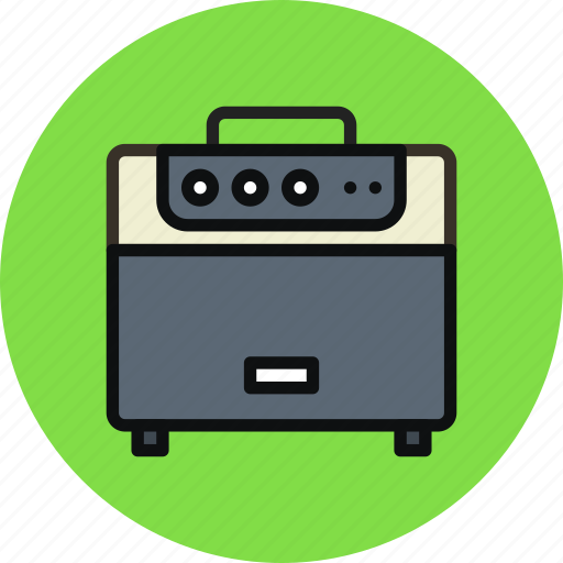Amp, amplifier, audio, guitar, music, radio, speaker icon - Download on Iconfinder