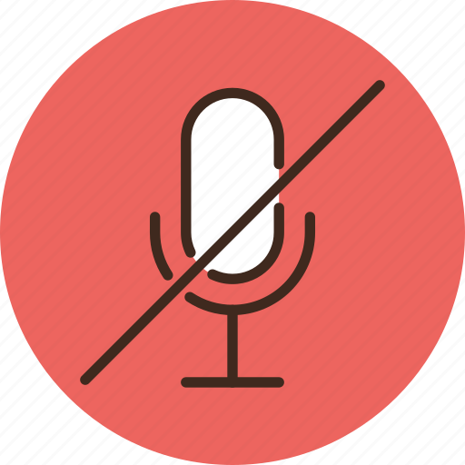 Audio, broadcast, mic, microphone, mute, record icon - Download on Iconfinder