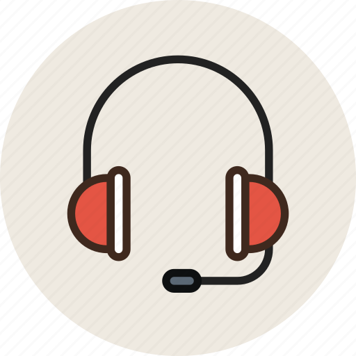 Audio, headphones, headset, music, sound, support icon - Download on Iconfinder