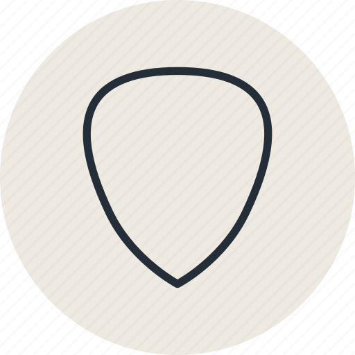 Guitar, music, pick, tool icon - Download on Iconfinder