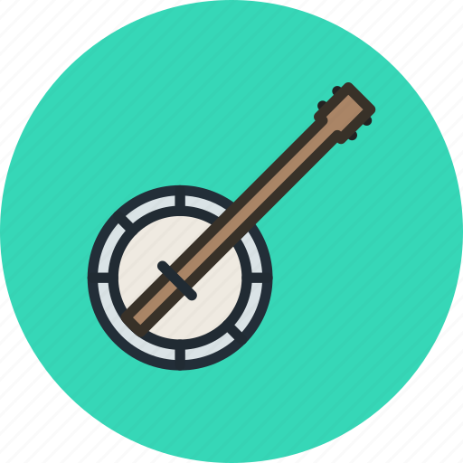 Audio, banjo, instrument, music, sound icon - Download on Iconfinder