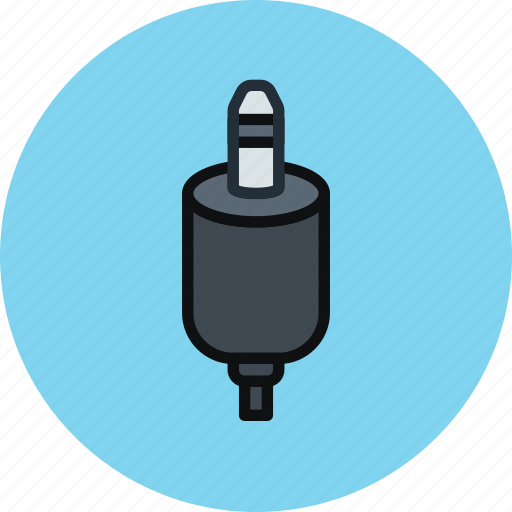 Audio, cable, connector, jack, mini, music icon - Download on Iconfinder