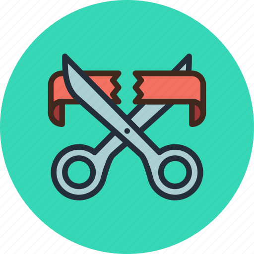 Business, cut, opening, ribbon, scissors icon - Download on Iconfinder