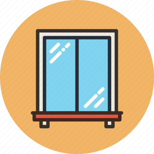 Building, glass, interior, window icon - Download on Iconfinder