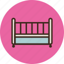 bed, child, cot, crib, furniture, interior, sleep