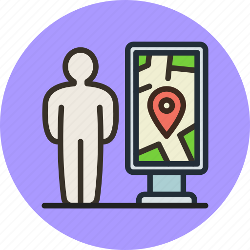 Location, map, navigation, plan, stand icon - Download on Iconfinder