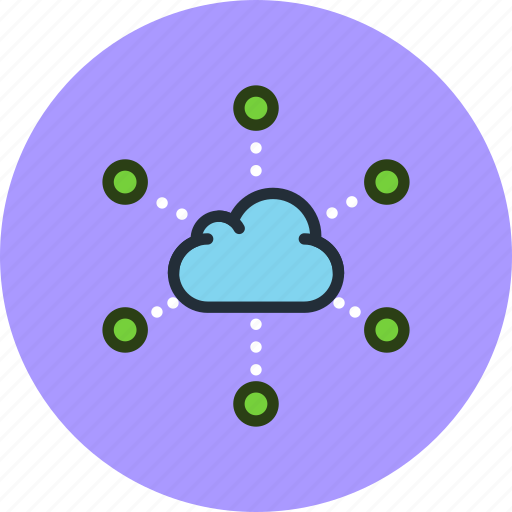 Backup, cloud, data, network, servers, connection icon - Download on Iconfinder